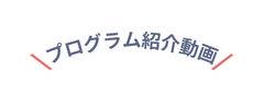 プログラム紹介動画